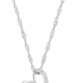 Amor Kette mit Anhänger 925 Sterling Silber Damen Halsschmuck