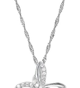 Amor Kette mit Anhänger 925 Sterling Silber Damen Halsschmuck