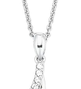 Amor Kette mit Anhänger 925 Sterling Silber Damen Halsschmuck