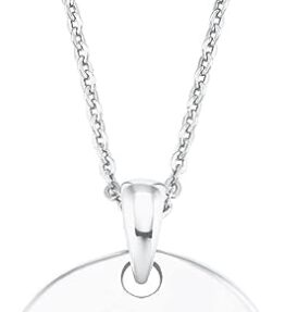 Anmutige Amor Kette mit Zirkonia-Anhänger - Eleganz in 925 Sterling Silber