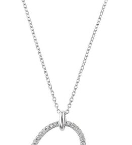 Elegante Amor Halskette mit Herzanhänger aus 925er Sterling Silber für Damen