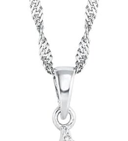 Amor Kette mit Anhänger 925 Sterling Silber Damen Halsschmuck