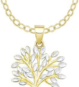 Zarte Amor Kette mit Lebensbaum-Anhänger für Damen – Symbol der Verbundenheit