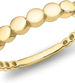 Carissima Gold Damen Polierte Graduated Circles Ring 9k(375)