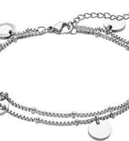 Elegantes Statement-Armband aus Edelstahl - Modell LJ-0395-B-20