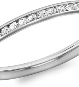 Eleganter Carissima Gold Damen Ring aus 9k (375) Gold mit Zirkonia Band