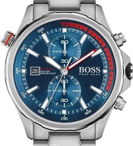 BOSS Herren Chronograph Quarz Armbanduhr Globetrotter