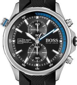 BOSS Herren Chronograph Quarz Armbanduhr Globetrotter