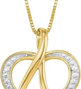 Anmutige Amor Kette mit Zirkonia-Anhänger für Damen - Eleganter Halsschmuck