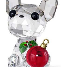 Festliche Swarovski Holiday Cheers Französische Bulldogge