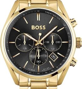 BOSS Herren Chronograph Quartz Armbanduhr Champion