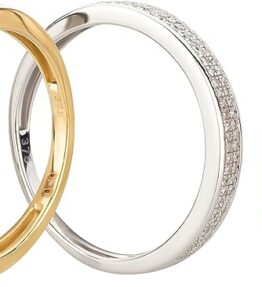 Eleganter Ardeo Aurum Damenring mit 0,1 ct Diamant in 375 Gold