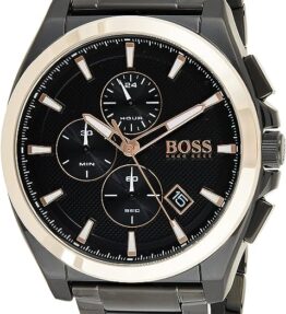 BOSS Herren Chronograph Quarz Armbanduhr Grandmaster