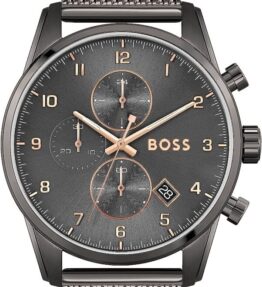 BOSS Herren Chronograph Quarz Armbanduhr Skymaster