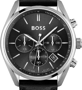 BOSS Herren Chronograph Quartz Armbanduhr Champion