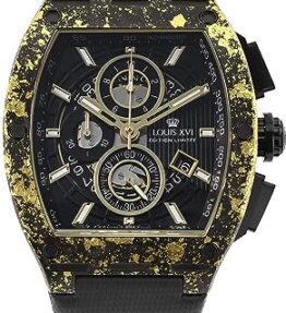 Elegante LOUIS XVI Herren-Armbanduhr - Noblesse Forged Karbon Schwarz